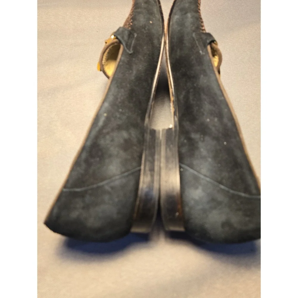 Vintage Paloma Italy Suede Horsebit Loafers - Women's Size 6 / 6.5 (9.5